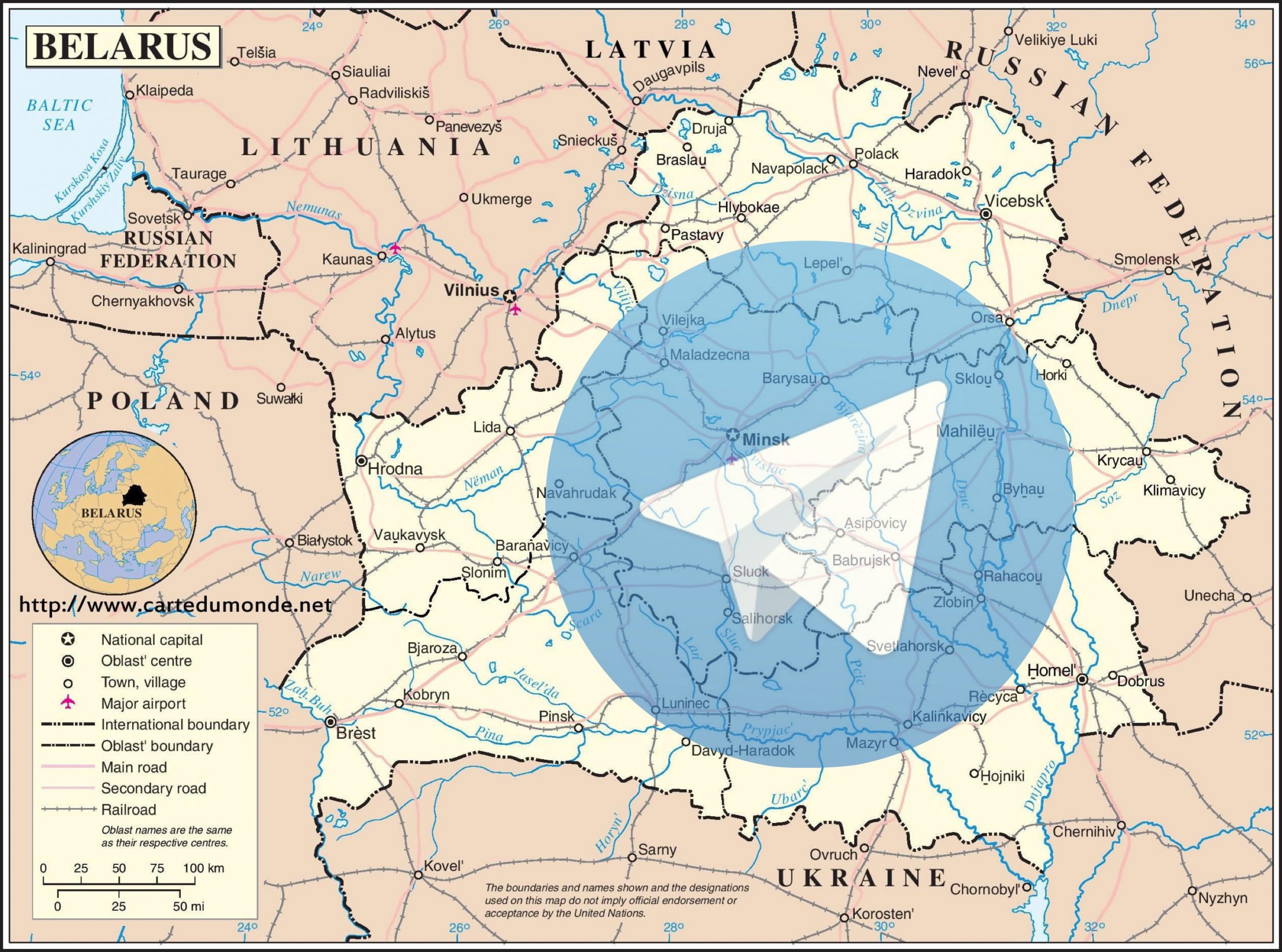 Белорусский телеграмм