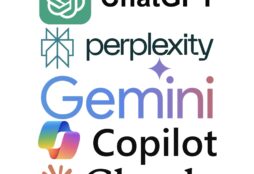 IMAGES: ChatGPT, Perplexity, Gemini, Copilot and Claude logos